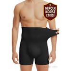 Elilom Opex Bel ve Göbek Korse Boxer – Yüksek Bel, Karın Toparlayıcı ve Sıkılaştırıcı, Siyah