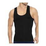 Elilom Siyah Erkek Korse Shapewear Atlet Göbek Ve Göğüs Toparlayıcı Dik Duruş Sıkılaştırıcı Fit SİYAH M