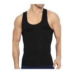 Elilom Siyah Erkek Korse Shapewear Atlet Göbek Ve Göğüs Toparlayıcı Dik Duruş Sıkılaştırıcı Fit SİYAH S