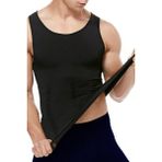 Elilom Yukka Erkek Korse Shapewear Atlet Göbek ve Göğüs Toparlayıcı Dik Duruş Sıkılaştırıcı Fit - 2XL - Siyah