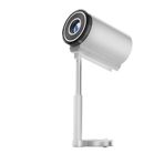 Elinux TS7 Android 13 Projektör, 90 Derece Gimbal Tripod, 720P Çözünürlük, 230 ANSI Lümen, Wi-Fi 6, Bluetooth 5.4, 4K Destekli, Otomatik Düzeltme, 60-120 inç Görüntü, Beyaz