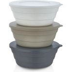 Eliosa 3 Lü Saklama Kabı Kahvaltılık Çerezlik 350 ml KP-149 - 3 Adet