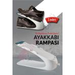 Eliosa Beyaz Ayakkabı Rampası Ayakkabı Düzenleyici Organizer (1 Adet)