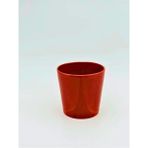 Eliosa Seramik Orkide Saksısı 13 cm - Koyu Kırmızı