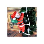 Elioure 58 CM MERDİVENE TIRMANAN NOEL BABA BÜYÜK BOY YILBAŞI ÇAM AĞACI SÜSLERİ YILBAŞI SÜSÜ VİTRİN SÜSLERİ