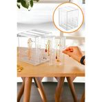 Elioure Çekmeceli Takı Düzenleyici Stand | Takı Kolye Bileklik Küpe 3 Çekmeceli Organizer