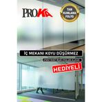 Elioure Çok Renkli Cam Kumlama Folyosu 45cm x 3mt Buzlu Cam Kaplama