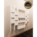 Elips Posta Kutusu Mdf 12'li - Beyaz