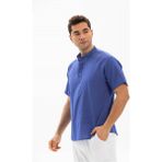 Eliş Şile Bezi Kısa Kol Şile Bezi Bodrum Erkek T-Shirt Saks 3050 - 3XL