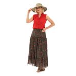 Eliş Şile Bezi Kolsuz Şile Bezi Arzu Yazlık Bluz, 2XL, BLZ.K.0016, Kırmızı, Kadın
