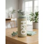 Elista H2O Kılıflı Pipetli Cam Matara * 500 ml - Gri - 1