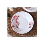 Elista Opal Tatlı Tabak Rose Desen 17.6 cm 6 Adet