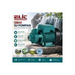Elit 100% Bakır Sargı Qb 60 0.75 Hp 0.5kwsu Motoru Su Pompası Dinamo 220v