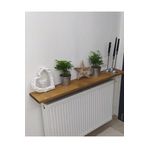 Elit ahşap 80x15 petek üstü uçan raf gizli monte