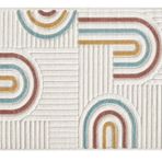 Elit Bukleli Multi Renkler Yumuşak Peluş Post Shaggy Salon Halısı, B0691B, 200X290