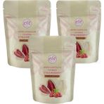 Elit Çikolata Beyaz Çikolata Kaplı Freeze Dried Bütün Çilek Draje 80G 3lü Set (3X80G)