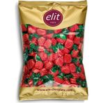 Elit Çikolata Çilek Dolgulu Şeker 1 kg Kadifemsi Doku ile Ferahlatıcı Aroma Sunar