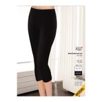 Elit Modal Elastan Kapri Tayt 3 Adet, Siyah, 2XL
