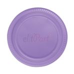 Elit Parti Lila Plastik 22 cm 25 Adet Tabak