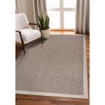 Elit Premium Sisal Halı 1401 – Hav ve Toz Yapmaz Bordürlü Halı - 80 x 200 cm - Bej
