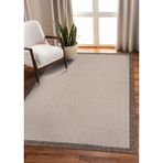 Elit Premium Sisal Halı 1502 – Hav ve Toz Yapmaz Bordürlü Halı - 80 x 300 cm - Krem