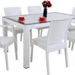 Elit Rattan 90x150 2 Elit Koltuk 4 Elit Sandalye Camlı Masa Takımı