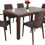 Elit Rattan 90x150 2 Nirvana Koltuk 4 Nirvana Sandalye Masa Takımı