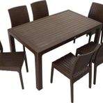Elit Rattan 90x150 Elit Sandalye Masa Takımı
