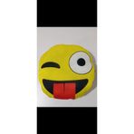 elit team tuning göz kırpan kırmızı dil emoji yastık