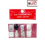 ELİT YANGIN VE GÜVENLİK SİSTEMLERİ Katlanır İlk Yardım Çantası Araç Ev İş Yeri Acil Müdahale Çantası Temel Malzemeler
