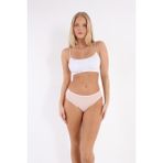 Elit Zümrüt 3'lü Adet Pamuklu Bayan Bikini - S - M - Açık Pembe