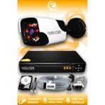 ELITCAM 1 Kameralı Panda 1 Dış Kamera Set 250 GB HDD Full HD Gece Görüşlü Güvenlik Kamerası Sistemi