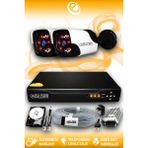 ELITCAM 2 Kameralı Panda 2 Dış Kamera Set 320 GB HDD Full HD Gece Görüşlü Güvenlik Kamerası Sistemi