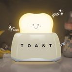 Elite Aiwei Sevimli Masa Dekoru Tost Lambası Gece Lambası Çocuklar için Kawaii Noel Doğum Günü Hediyeleri (Yeşil)