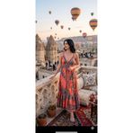 elite aura collectıon Etnik Desenli Bohem Maxi Elbise – Aura Dream