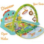 Elite Babycim 0643 Piyanolu Dinazor Oyun Halısı Aktivite Oyun 1 Adet