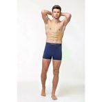 Elite Life 6 Adet Lacivert Renk Dikişsiz Boxer 3eli-914