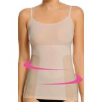 Elite Life 875 Kadın Ayarlanabilen İnce Askılı Toparlayıcı Atlet Korse Ten L-XL