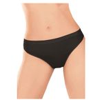 Elite Life A-03-810 Kadın İz Yapmaz Dikişsiz Esnek Slip Külot Siyah L-XL