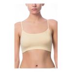 Elite Life Kadın Dikişsiz Ince Askılı Büstiyer 3'lü Paket - 851 - L - XL - Ten