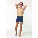 Elite Life Lacivert Renk Dikişsiz Boxer 3eli-912