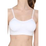 Elite Life Spor Sütyeni, 3 Adet, Beyaz, İp Askılı Destekli Büstiyer, L/XL Beden