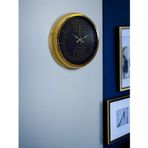 Elite Luxury Gold 40 Cm Metal Duvar Saati