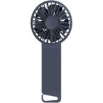 Elite Mc Katlanabilir El Fanı Mini Masaüstü Vantilatör Çift Fan Yüksek Rüzgar Taşınabilir USB Küçük Fan (Yurt Dışından) - Açık Mavi