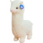 Elite Mc Komik Çim Çamur Atı Alpaka Bebek Peluş Oyuncak Sevimli Bebek Yastık (Yurt Dışından) - Beyaz - Gümüş
