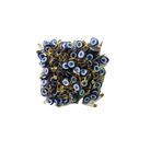 ELITETIME Lacivert Iğneli Sarı Çengelli 50 Adet Nazar Boncuğu 1 Cm*1,5 Cm – Iğne