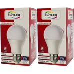 Elitled Beyaz-White 9 W 2'li Set Led Ampül