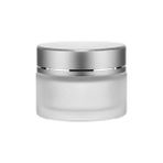 Elito Gümüş Buzlu Cam Krem Kavanozu 50 ml 20 Adet