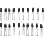 Elito Şeffaf Cam Şişe Tester Parfüm Şişesi 3 ml 50 Adet