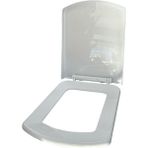 Elitra Plus Yavaş Kapanan Kare Klozet Kapağı Beyaz 35x43 cm Ölçülerle Şık ve Dayanıklı